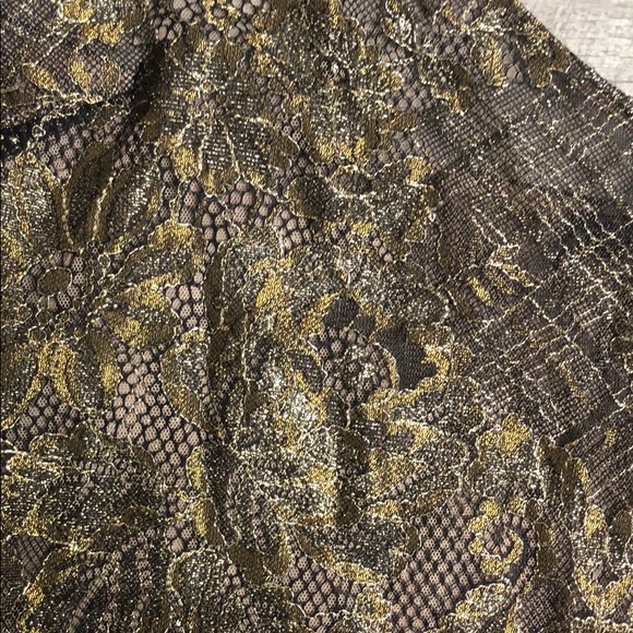 BCBG MaxAzria Mady Metallic Lace Camisole XS - Picture 4 of 7